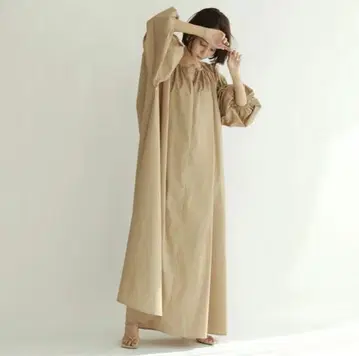 로렌 balloon sleeve gather dress 원피스