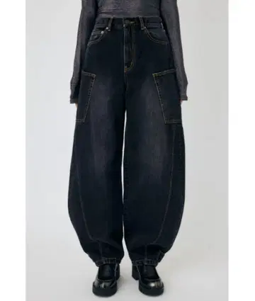 MOUSSY NARROWED HEM COCOON STRAIGHT 데님