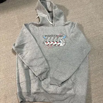 04 Limited Sazabys 토끼 후드티 그레이 XL