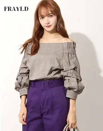 프레이 아이디 오프숄더 탑 프리 사이즈