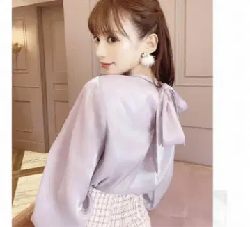 미셸 마카롱 고급스러운 엘레강트 원피스 백 리본
