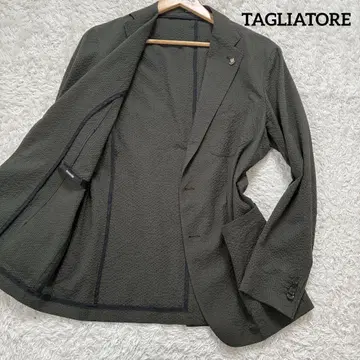 새상품급 TAGLIATORE 딸리아또레 시어서커 자켓 48 L