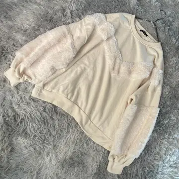 w closet 퍼가 달린 드롭 숄더 트레이닝복 아이보리 여성 F