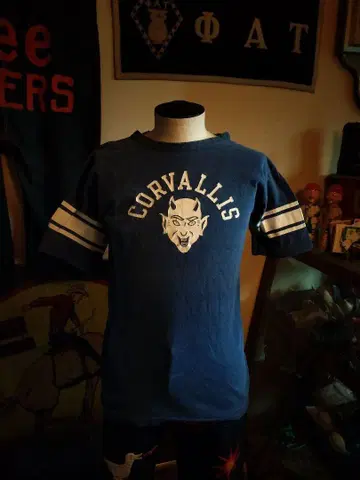 챔피온 CORVALLIS 티셔츠 L 사이즈 네이비 70s