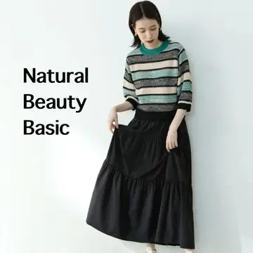 Natural Beauty Basic 반팔 상의 썸머 니트