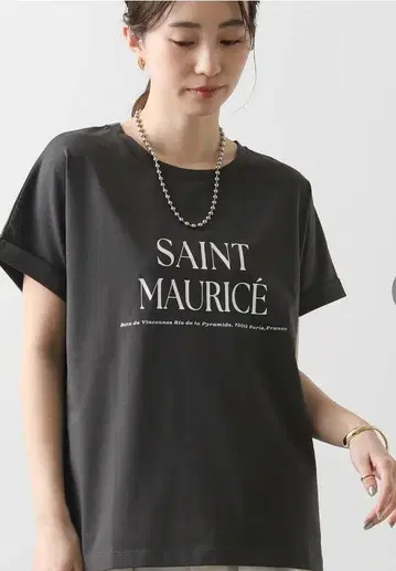 SAINT MAURICE 크루 셔츠