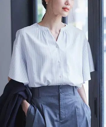 로페피크닉 이번 시즌 새상품 스트라이프 반팔 셔츠