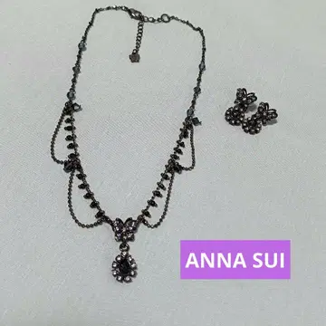 안나수이 ANNA SUI 귀걸이 목걸이 세트