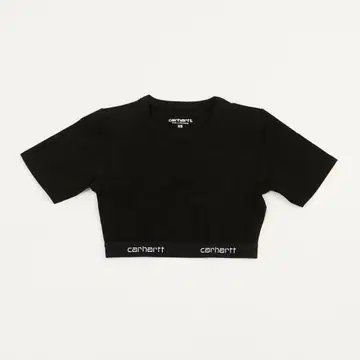 칼하트윕 W' Script Crop Top S 사이즈 블랙