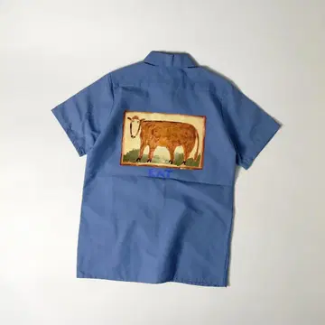 DEADSTOCK 70-80'S 반팔 워크 셔츠 MADE IN USA 소
