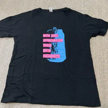 RADWIMPS ANTI ANTI GENERATION 티셔츠 블랙 XL
