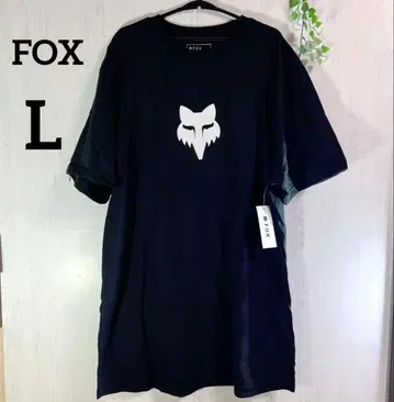 FOX RACING 티셔츠 L 사이즈 블랙 반팔