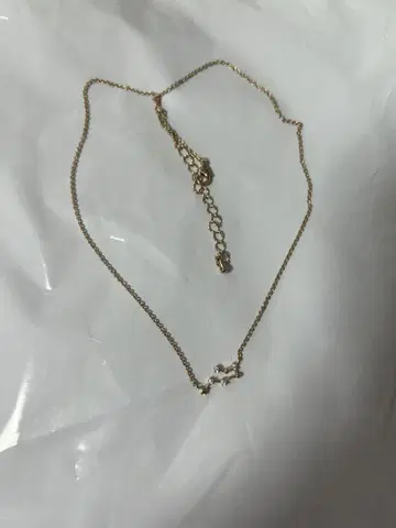 골드 체인 목걸이 별 모티브