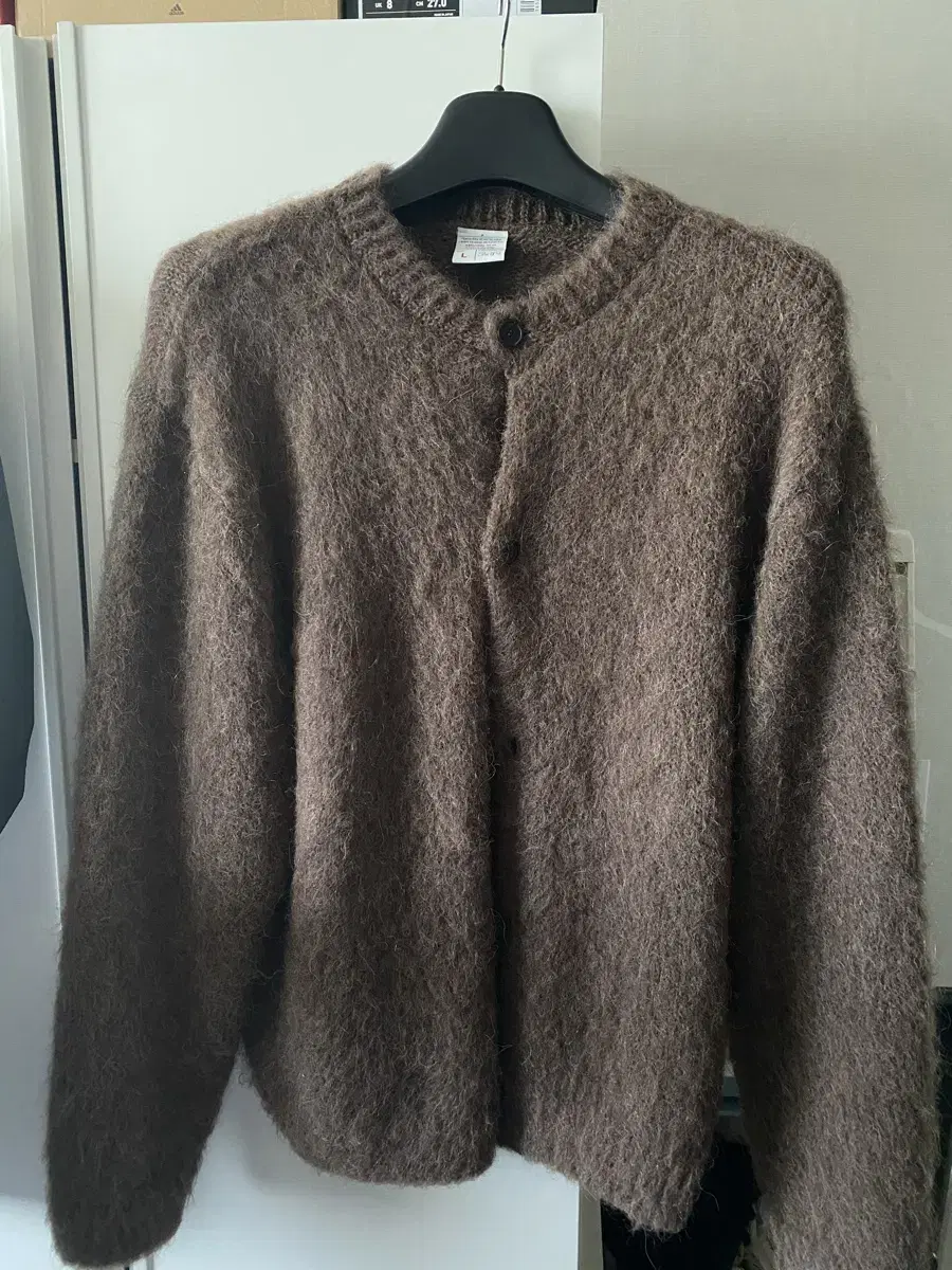 stu Mohair Cardigan Brown