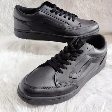 미사용품! VANS 카놀라 27 V2940 LE 올 블랙 가죽