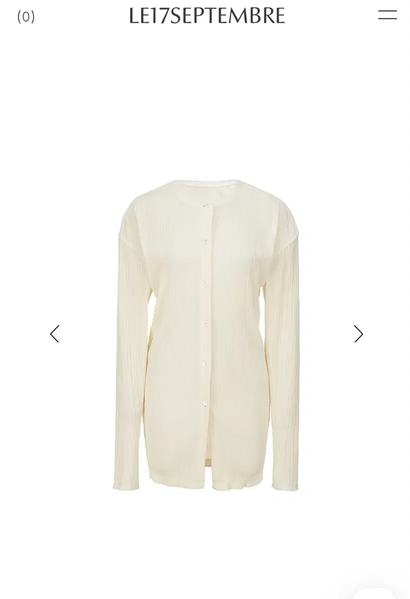 르917 september pleats cardigan