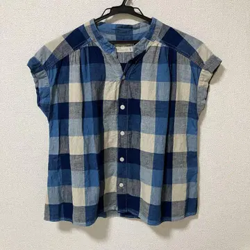 NATURAL LAUNDRY 프렌치 소매 스키퍼 풀 오버 셔츠