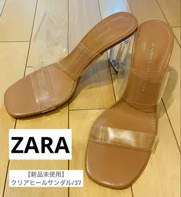 자라 BASIC COLLECTION [24.0] 클리어 샌들 힐