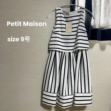petit maison 쁘띠 메종 슬리브리스 무릎 기장 원피스