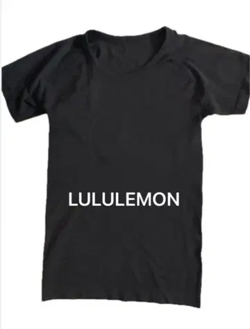 Lululemon 반팔 블랙 검정 티셔츠