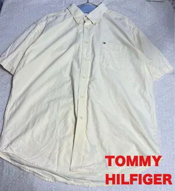 TOMMY HILFIGER 반팔 셔츠 남성용 XL 타미힐피거