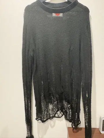 HIRO 초기 블랙 비침 니트 초레어 KIDILL