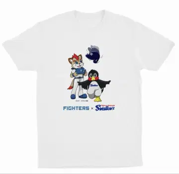Fighters x Swallows 파이터즈 FA V 회원 한정판 티셔츠