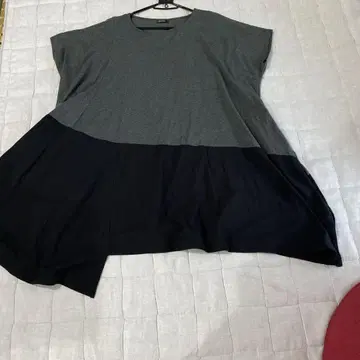 m_mefu 센소유니코 바이컬러 변형 비대칭 튜닉