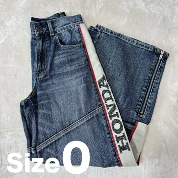 MOUSSY HONDA DENIM 데님 와이드 배기 사이즈 0 콜라보