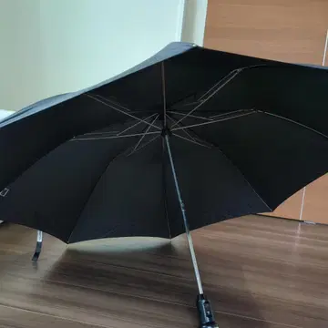 검은색 접이식 우산 중형 레트로 빈티지 블랙