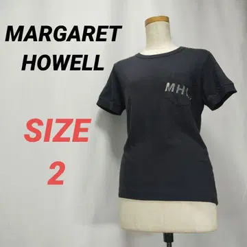 MARGARET HOWELL 티셔츠 티셔츠 로고 프린트 여성용
