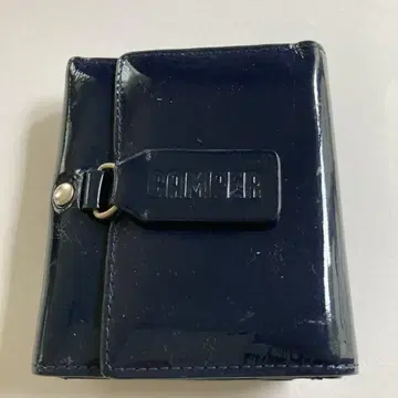 CAMPER 네이비 3단 폴더형 지갑