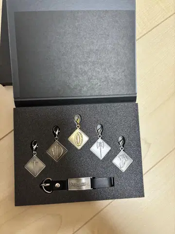 새상품 로드 오브 더 링 참 세트 키링