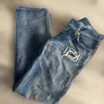 SOMETHING EDWIN 데미지 데님 팬츠