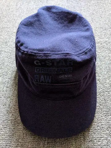 G-STAR RAW DENIM 네이비 워크 캡