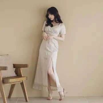 andmary 앤드 마리 세레나 실크 드레스