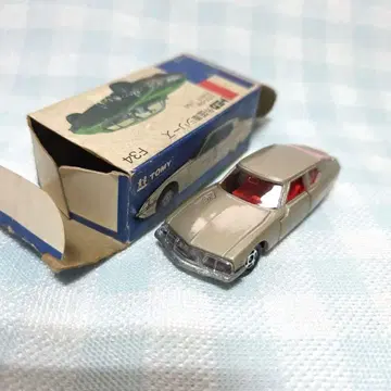 파랑 상자 토미카 일본제 시트로엥 SM F-34 실버 투명 창 2F