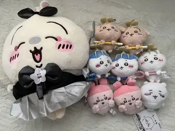 치이카와 봉제 인형 토벌 마스코트 묶음 판매 하치와레 토끼 가니짱