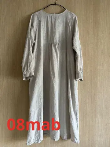 08mab 08맵 린넨 100% 롱 원피스 키나리