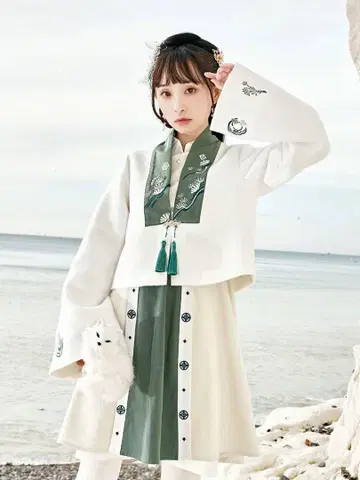 중화풍 로리타 드레스와 자켓 세트