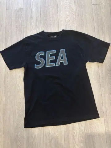 WIND AND SEA 블랙 티셔츠 SEA WIND AND