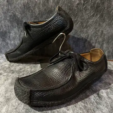Clarks 클락스 나탈리 가죽 신발 UK7G 블랙 가죽 신발