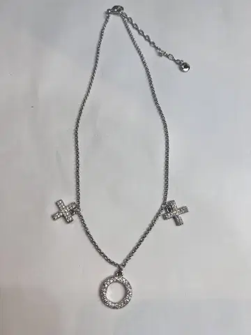 새상품급 스와로브스키 Swarovski Couple X and O 목걸이