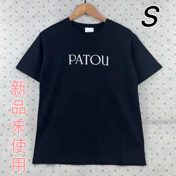 PATOU 오가닉 코튼 파투 로고 티셔츠 S