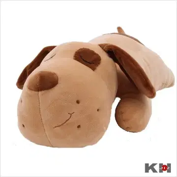 개 모양의 쫄깃쫄깃 봉제 인형 약 30cm