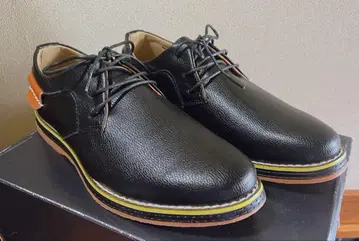블랙 가죽 캐주얼 슈즈 26.0cm
