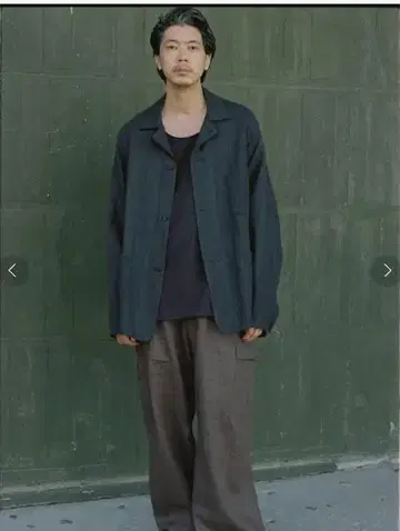 레이온 리넨 작업용 재킷