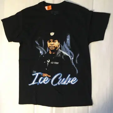아이스 큐브 ICE CUBE M 래퍼 티셔츠 블랙