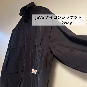 JaVa 나일론 자켓 2way 오버 사이즈 새상품급