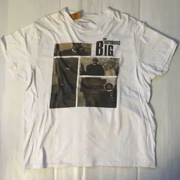 노토리어스 BIG XL 래퍼 티셔츠 화이트